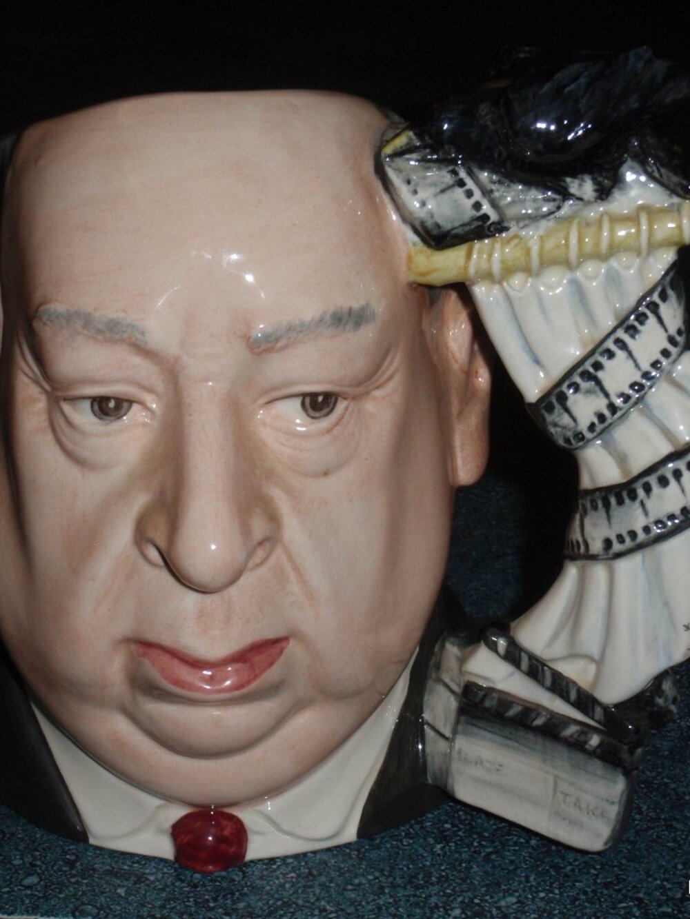 "Alfred Hitchcock" Character Toby Jug D6987 By Royal Doulton - Halloween Gift!
